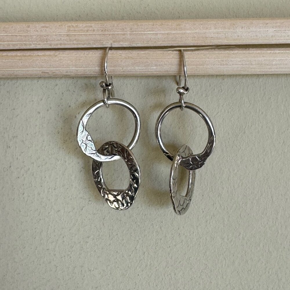 Silver Dangling Earrings - image 4